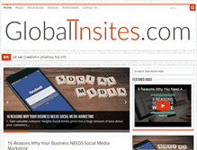 Tablet Screenshot of globalinsites.com